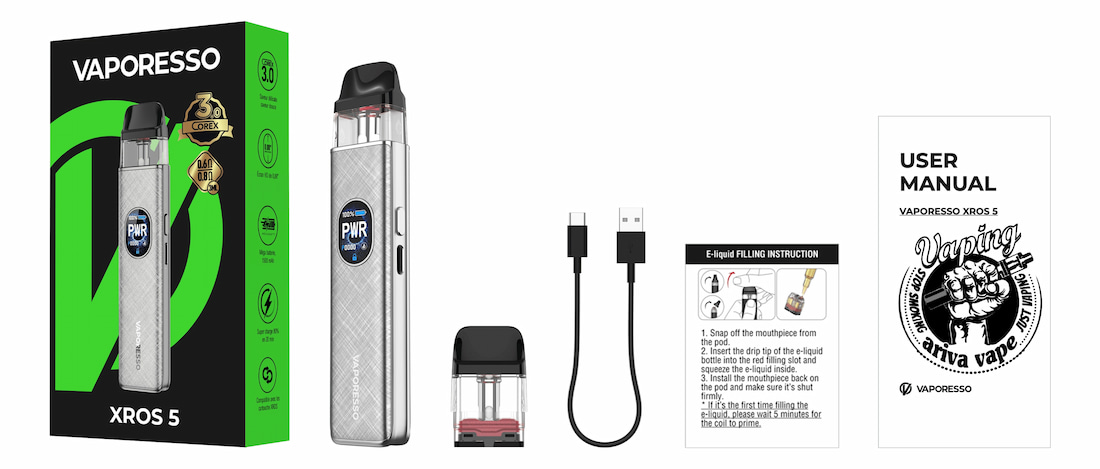 پاد ویپرسو ایکسروس 5 – VAPORESSO XROS 5 POD