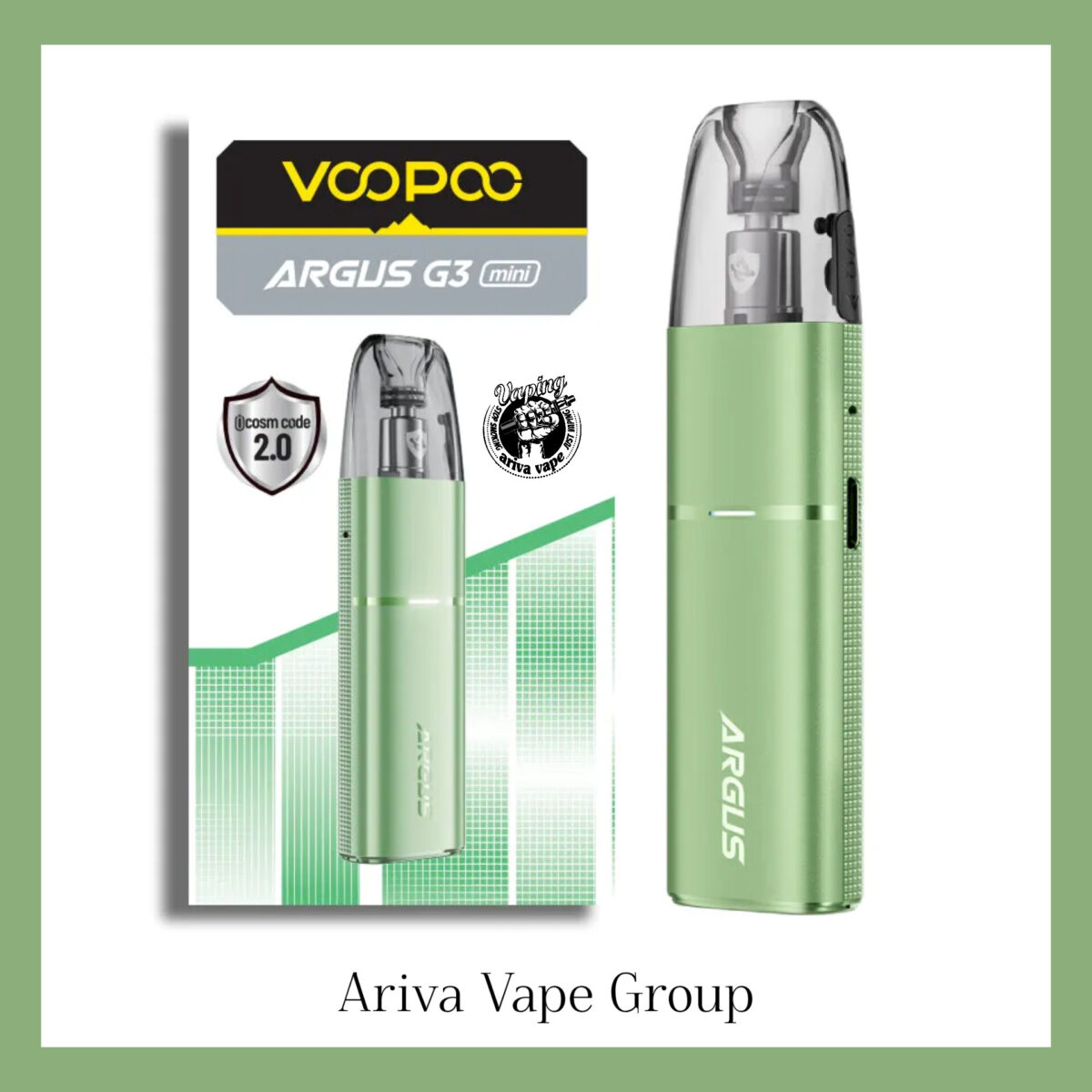 پاد ووپو آرگاس جی3 مینی سبز – VOOPOO ARGUS G3 MINI GREEN PODMOD