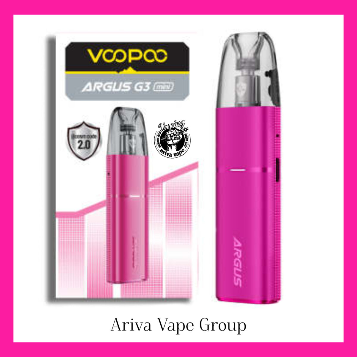 پاد ووپو آرگاس جی3 مینی صورتی – VOOPOO ARGUS G3 MINI PINK PODMOD