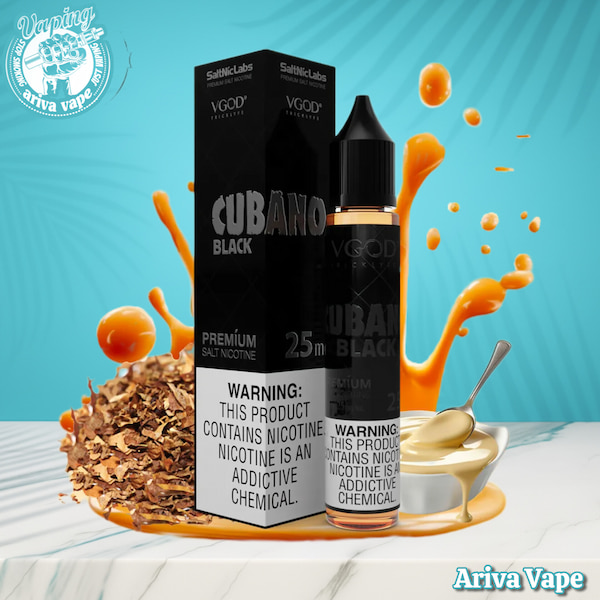 ویگاد، سالت ویگاد، سالت ویگاد کوبانو بلک، سالت کوبانو بلک ویگاد، VGOD، vgod cubano black salt، vgod salt