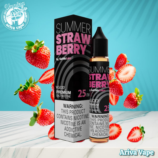 سالت، سالت ویگاد توت فرنگی، سالت وی گاد، سالت VGOD، سالت V GOD، سالتV GOD، سالتvgod، STRAWBERRY ویگاد