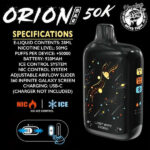 پاد یکبار مصرف لاست ویپ اوریون بار 50000 پاف (قابل شارژ) – LOST VAPE ORION BAR 50.000 PUFFS DISPOSABLE POD - تصویر 21